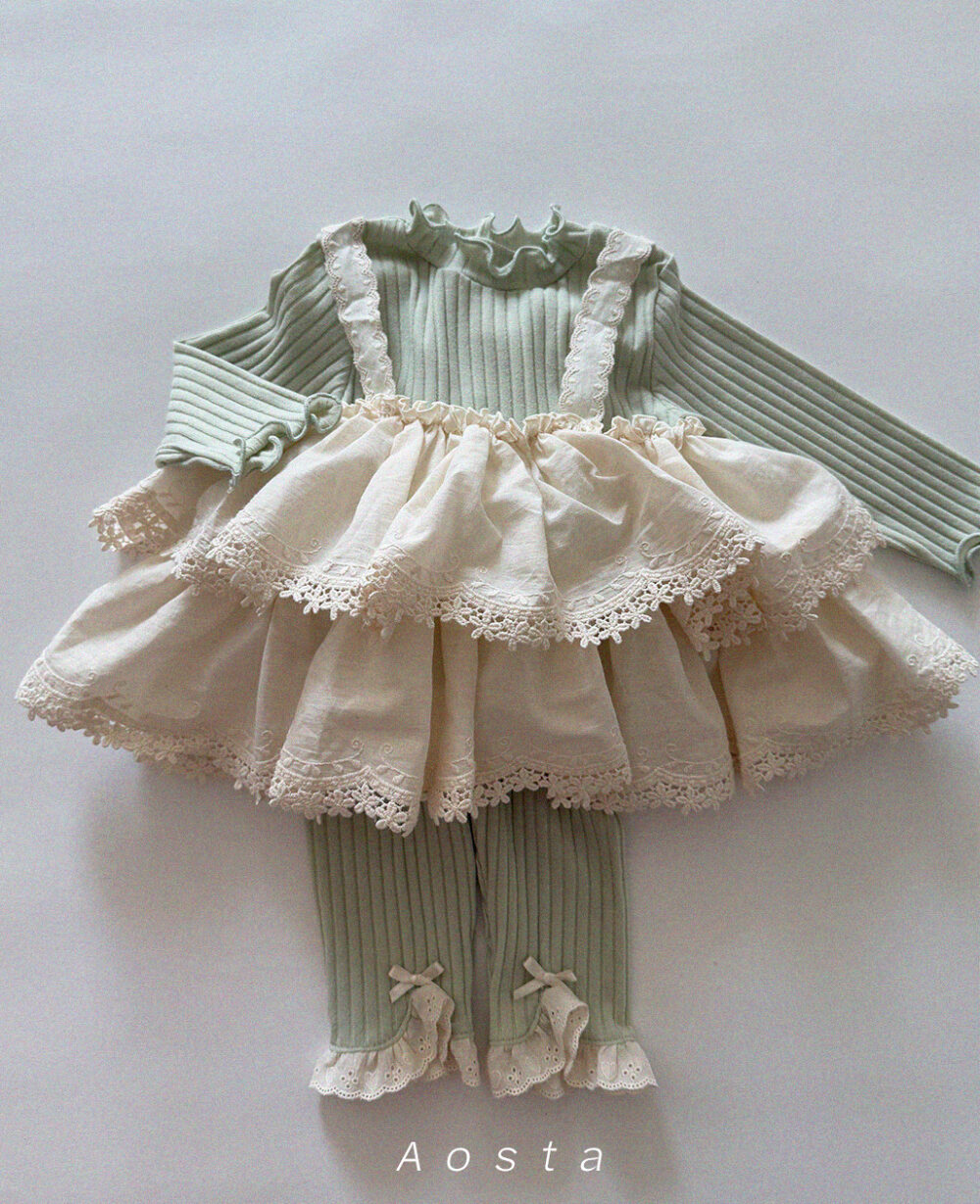 레이스 캉캉블라우스15 <b>AOSTA上衣</b>Spring 레이스 캉캉블라우스 FREE