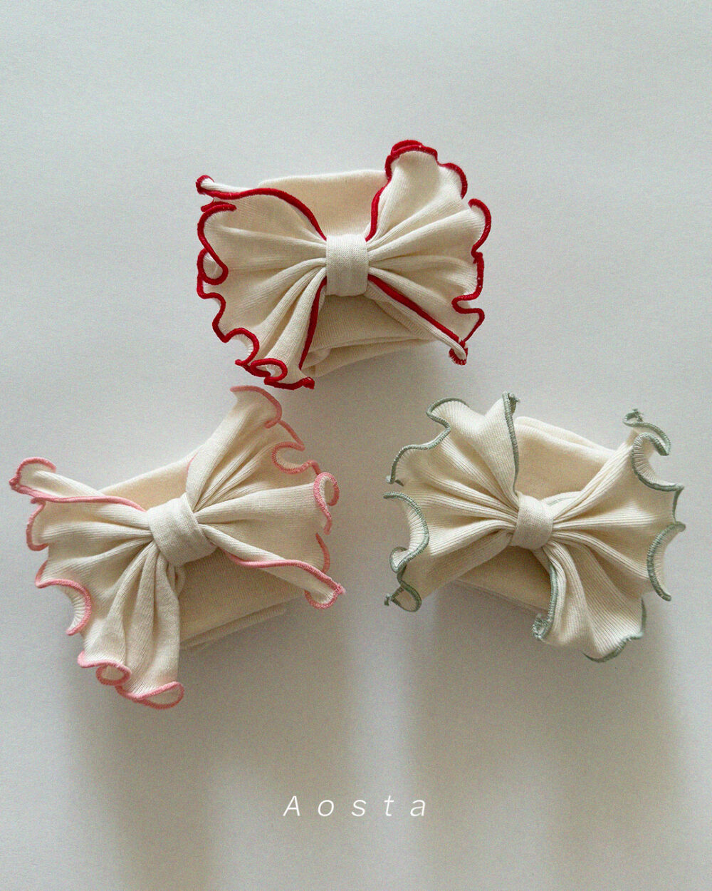 리본헤어밴드 1 <b>AOSTA髮飾</b>Spring 리본 헤어밴드 FREE