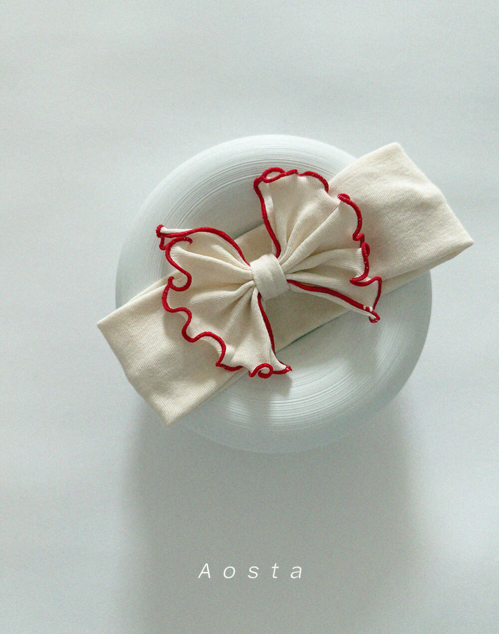 리본헤어밴드 레드1 <b>AOSTA髮飾</b>Spring 리본 헤어밴드 FREE