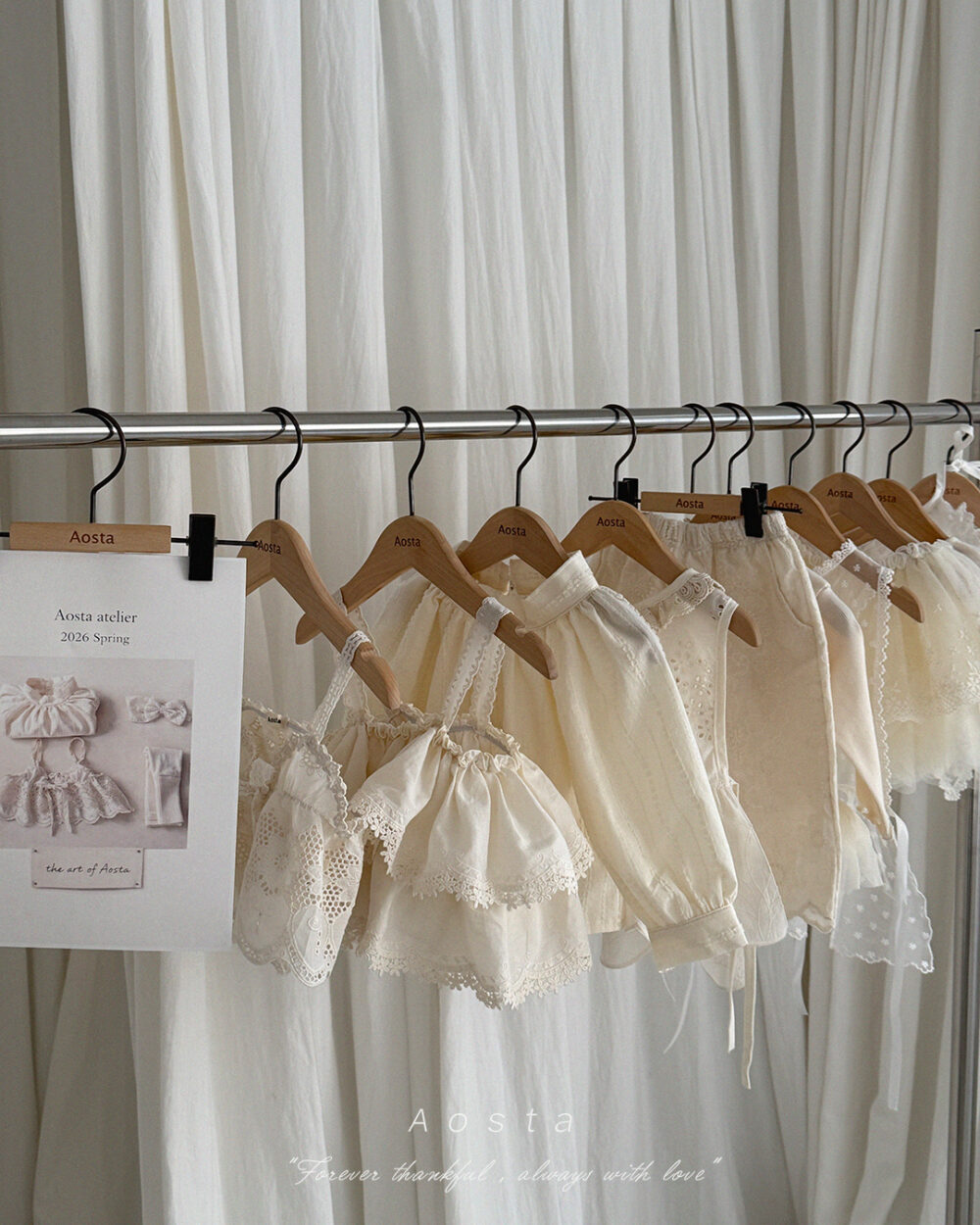 면레이스베스트14 <b>AOSTA上衣</b>Spring 레이스 코튼 블라우스 FREE