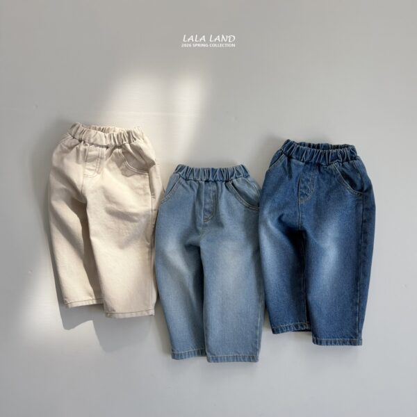 <b>｜Kids｜ Lala land褲子</b>Spring 라라 워싱 데님 75-120cm