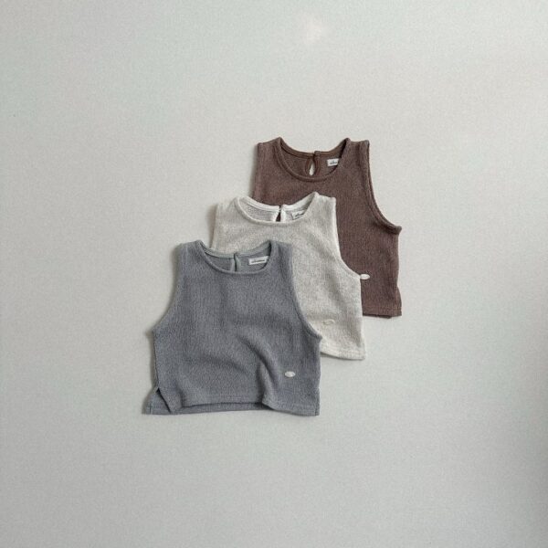 1 <b>Atomeme背心</b>Spring 미니 니트 베스트 70-110cm