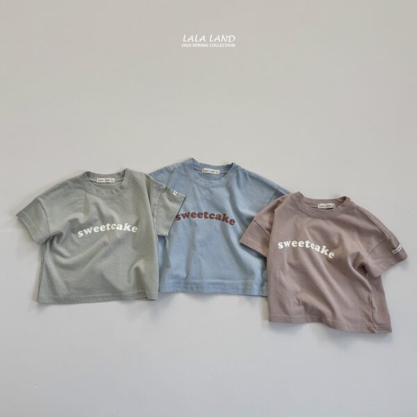 1 <b>|Kids| Lala land上衣</b>Spring 스윗 케이크 반팔티 75-120cm