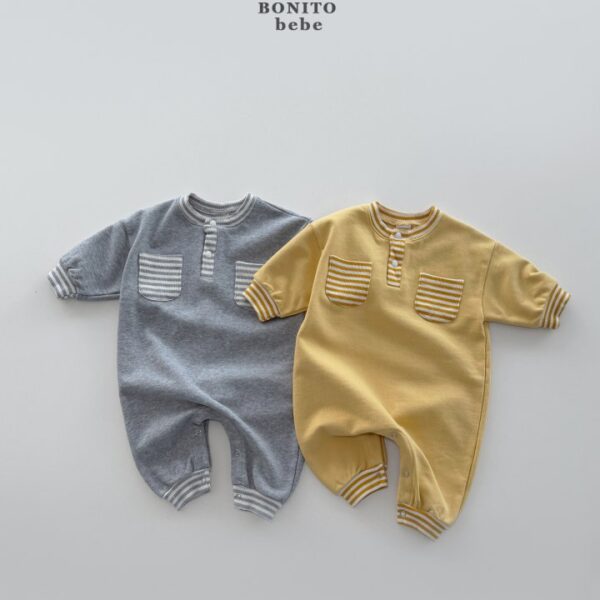 1 <b>|BABY| Bonito 包屁衣</b>Spring 코코단작슈트 3-18M
