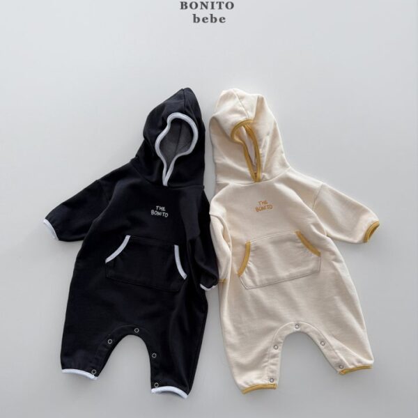 1 <b>|BABY| Bonito 包屁衣</b>Spring 후드랍빠슈트 3-18M