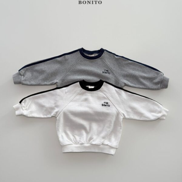 1 <b>|Kids| Bonito 上衣</b>Spring 테잎나그랑맨투맨 70-140cm
