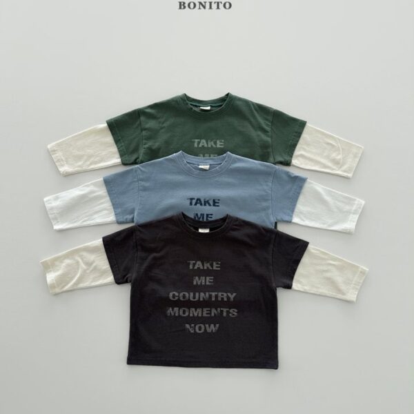 1 <b>|Kids| Bonito 上衣</b>Spring 반팔레이어드티 70-140cm