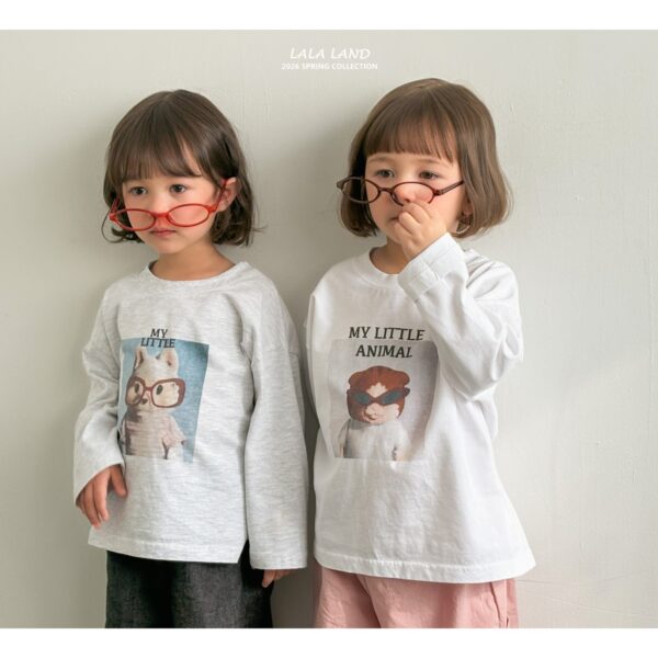 1 <b>|Kids| Lala land上衣</b>Spring 애니멀 티 75-120cm
