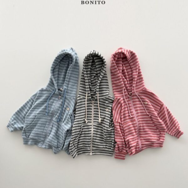 1 <b>|Kids| Bonito 帽T </b>Spring 히트후드집업 70-140cm
