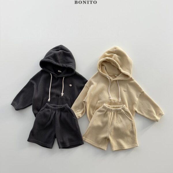1 <b>|Kids| Bonito 套裝</b>Spring 잔와플후드set 70-140cm