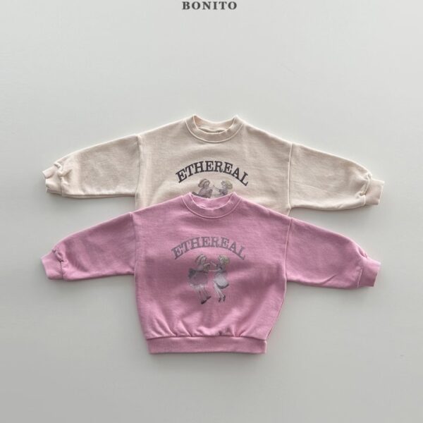 1 <b>|Kids| Bonito 上衣 </b>Spring 소녀맨투맨 70-140cm