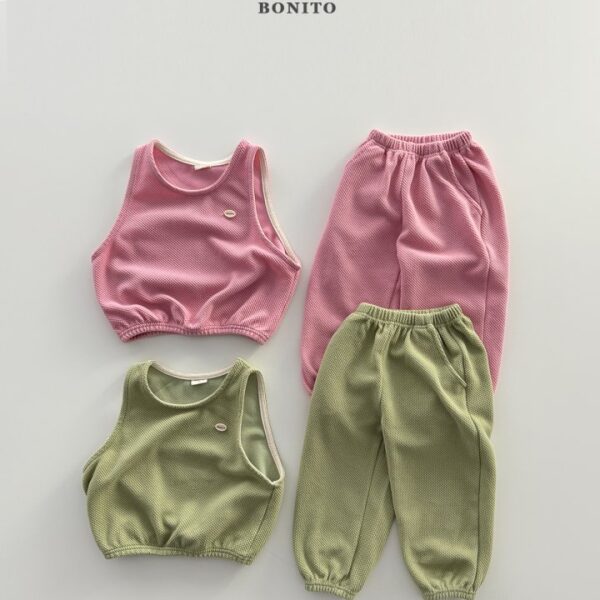 1 <b>|Kids| Bonito 套裝</b>Spring 조끼상하세트 70-140cm
