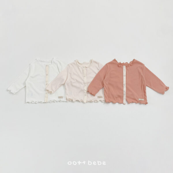 01 <b>OOTTBEBE罩衫</b>Summer 바닐라골지가디건 75-120cm