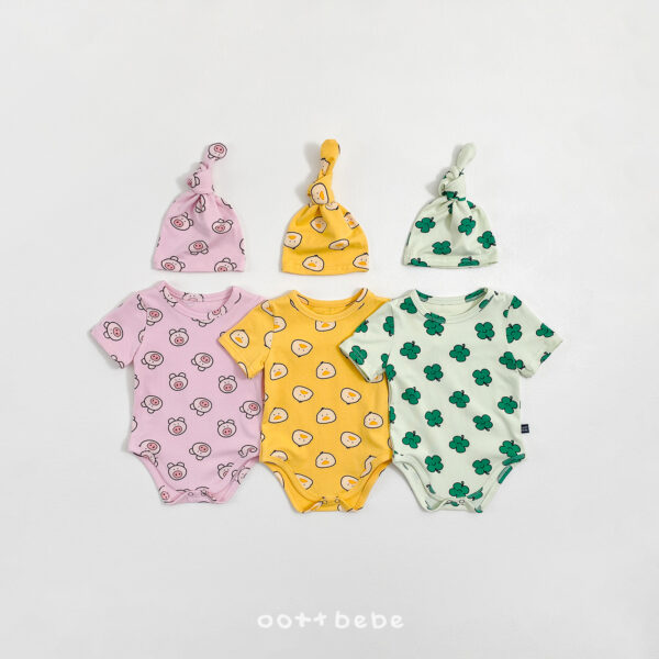 01 <b>|BABY| OOTTBEBE包屁衣</b>Summer 헤이즐슈트 0-12M