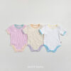 <b>｜BABY｜ OOTTBEBE包屁衣</b>Summer 크레용골지슈트 0-12M