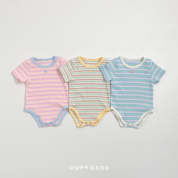 01 <b>|BABY| OOTTBEBE包屁衣</b>Summer 젤리팝슈트 0-12M