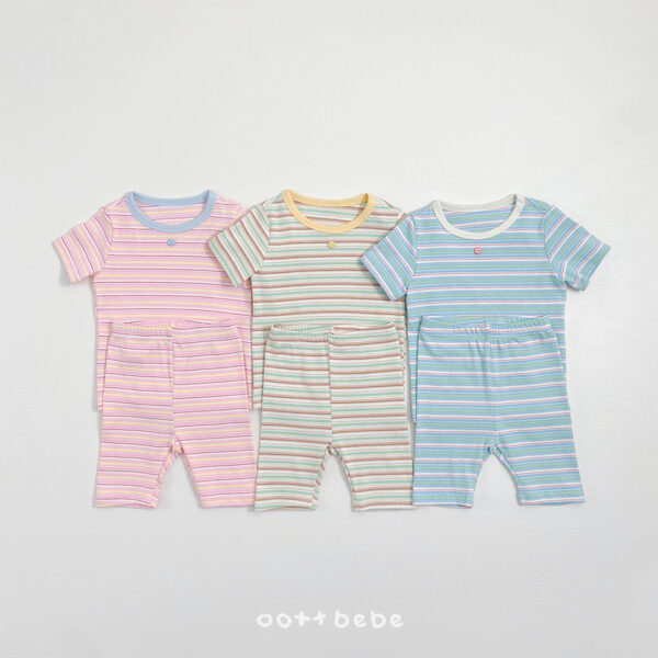 01 <b>OOTTBEBE套裝</b>Summer젤리팝실내복 75-120cm