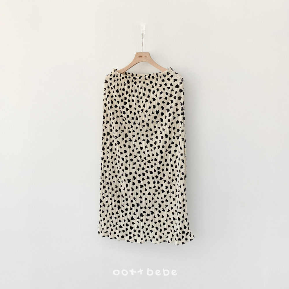 <b>OOTTBEBE裙子</b>Summer 쁘띠호피플리츠스커트 FREE