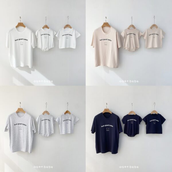 05-1 <b>OOTTBEBE親子裝</b>Summer 굿데이슈트 0-12M、75-120cm、FREE
