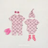 <b>OOTTBEBE套裝</b>Summer해피프렌즈슈트보넷세트 75-120cm