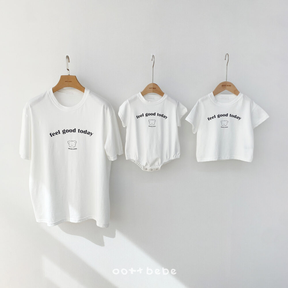 06 <b>OOTTBEBE親子裝</b>Summer 굿데이슈트 0-12M、75-120cm、FREE