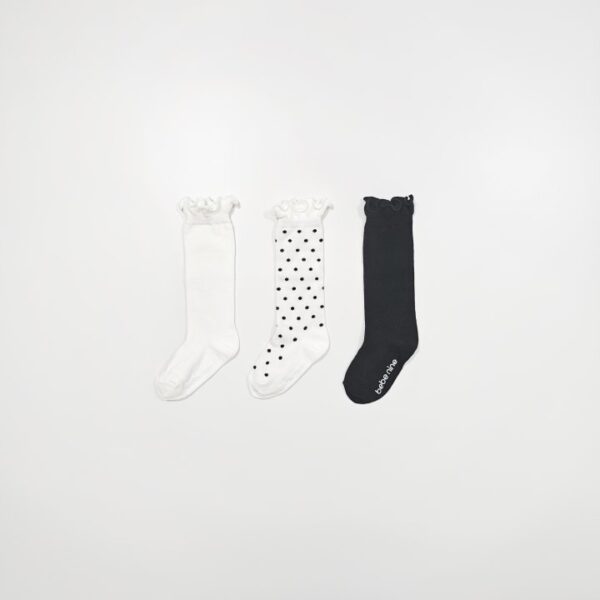 <b>Bebe nine襪子</b>Summer 나인 프릴 반스타킹 세트 3M-6Y