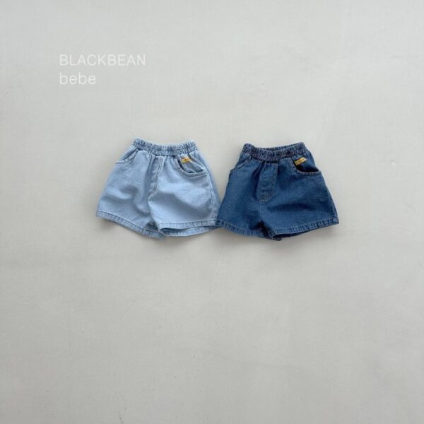 1 <b>Black bean褲子</b>Summer 플레이 청팬츠 80-120cm