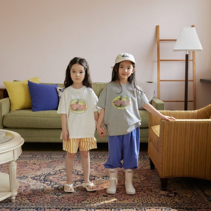 <b>Black bean親子裝</b>Summer 후르츠티 80-120cm