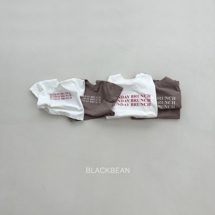 1 <b>Black bean親子裝</b>Summer 브런치티 80-120cm