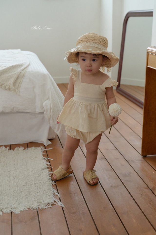 <b>｜BABY ｜Bebe nine 套裝</b>Summer 라엘 프릴 세트 70-100cm