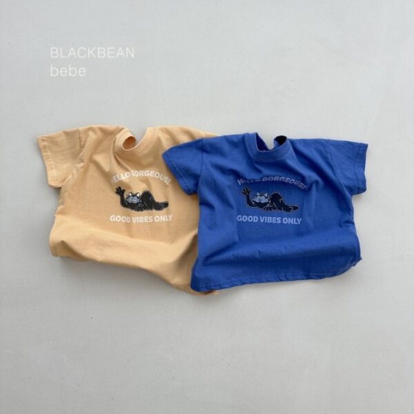 10 <b>|BABY |Black bean上衣</b>Summer 헬로우 베베티 60-80cm