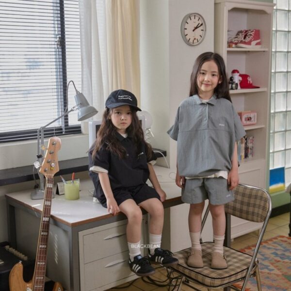 10 <b>Black bean 上衣</b>Summer 네이처 셔츠 80-120cm