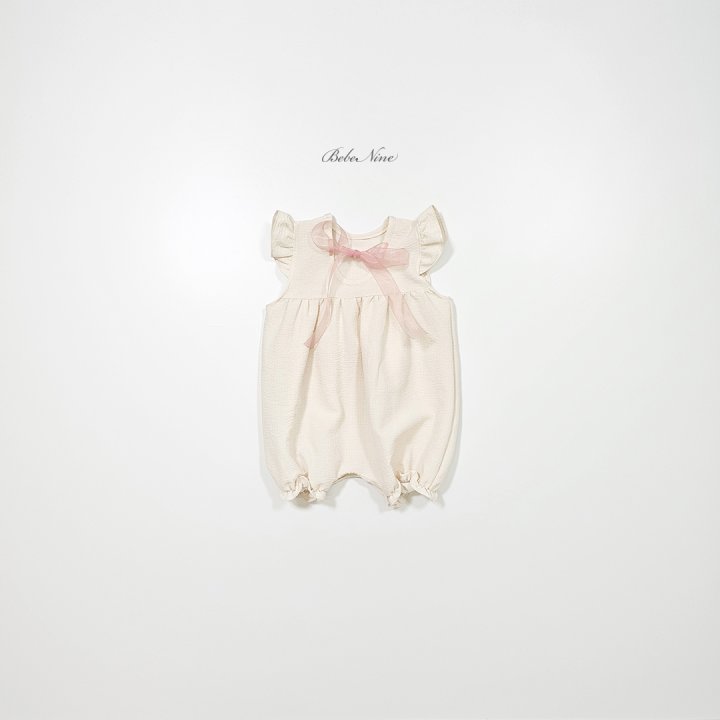 10 <b>|BABY |Bebe nine 連身衣</b>Summer 쁘띠 프릴 리본 슈트 70-100cm