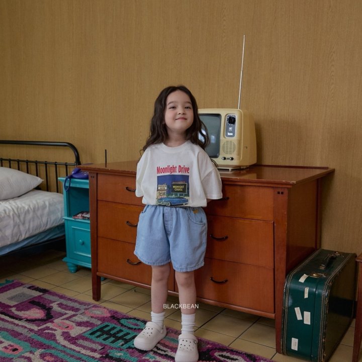 <b>Black bean褲子</b>Summer 플레이 청팬츠 80-120cm