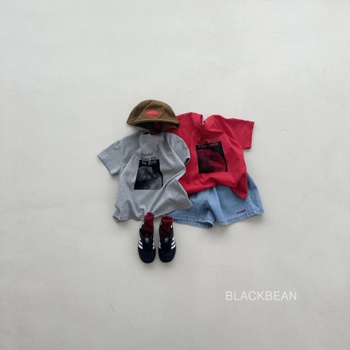 12 <b>Black bean上衣</b>Summer 우주티 80-120cm