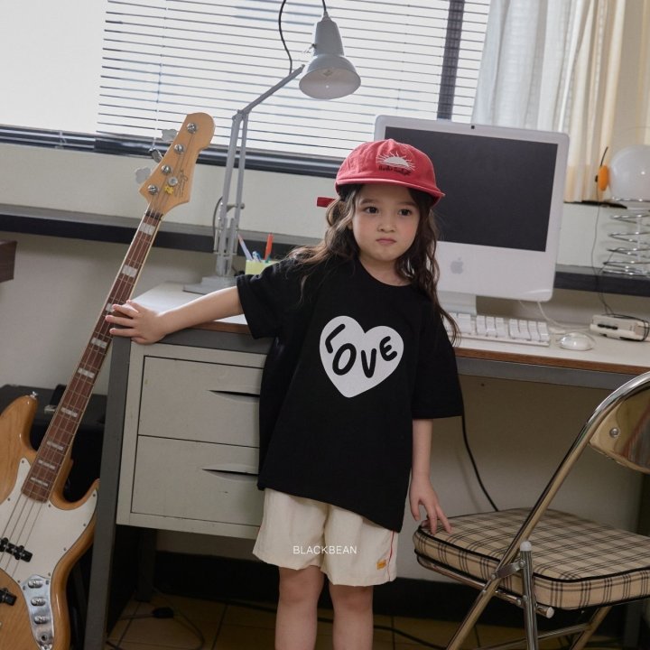 12 <b>Black bean上衣</b>Summer 하트티 80-120cm