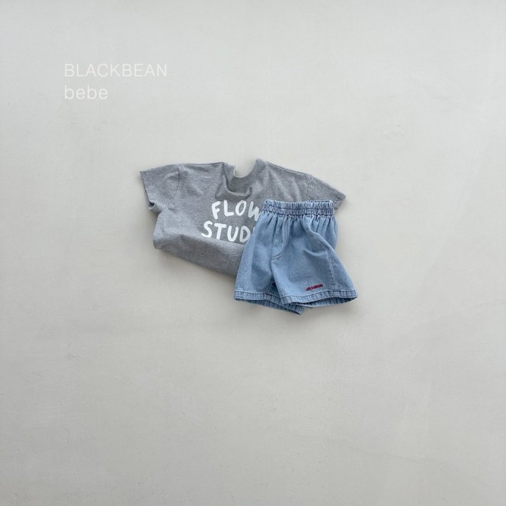 <b>Black bean褲子</b>Summer 로드 청팬츠 80-120cm