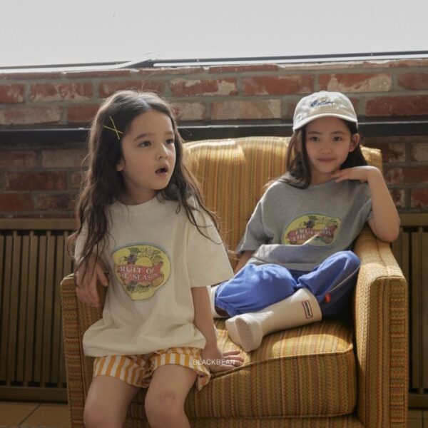 2 <b>Black bean親子裝</b>Summer 후르츠티 80-120cm