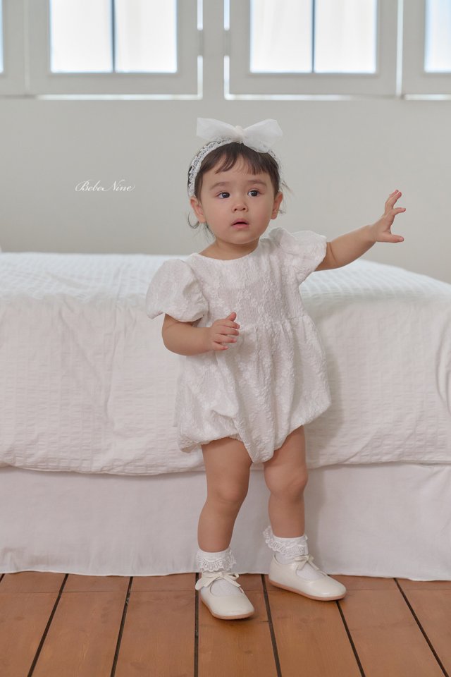 2 <b>|BABY |Bebe nine 連身衣</b>Summer 샤인 리본 슈트 70-100cm