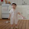 <b>｜BABY ｜Bebe nine 連身衣</b>Summer 라인 포켓 슈트 70-100cm