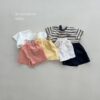 3 <b>Black bean褲子</b>Summer 파스텔팬츠 80-120cm