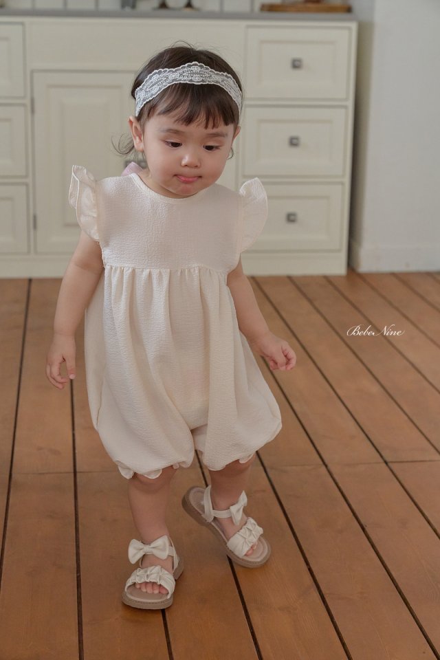 3 <b>|BABY |Bebe nine 連身衣</b>Summer 쁘띠 프릴 리본 슈트 70-100cm