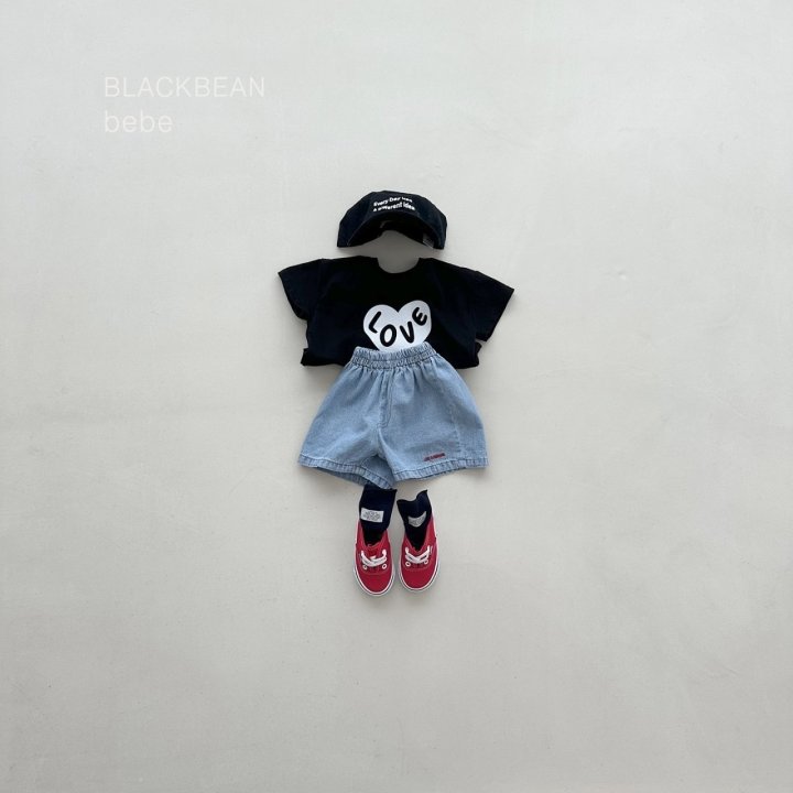 4 <b>Black bean上衣</b>Summer 하트티 80-120cm