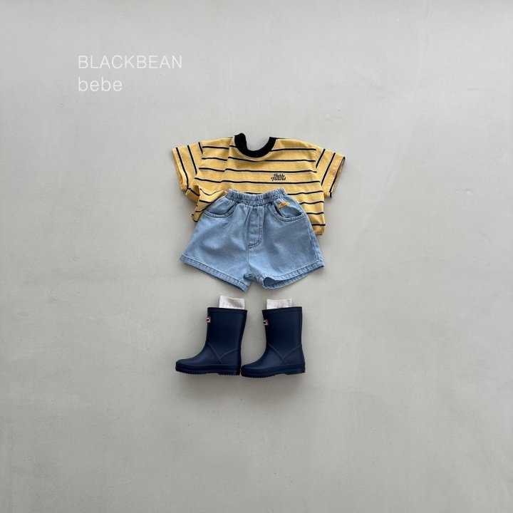 5 <b>Black bean褲子</b>Summer 플레이 청팬츠 80-120cm