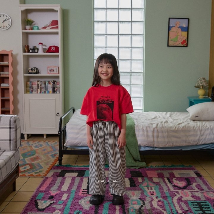 5 <b>Black bean上衣</b>Summer 우주티 80-120cm