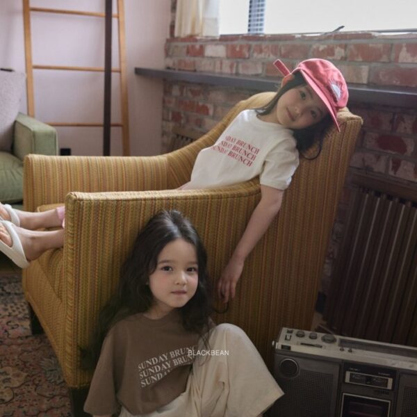 6 <b>Black bean親子裝</b>Summer 브런치티 80-120cm