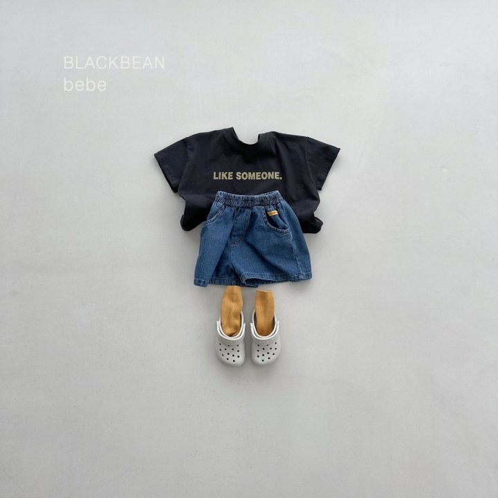 7 <b>Black bean褲子</b>Summer 플레이 청팬츠 80-120cm