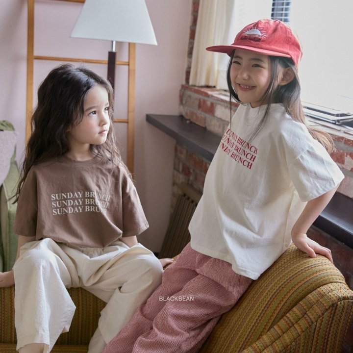 <b>Black bean親子裝</b>Summer 브런치티 80-120cm