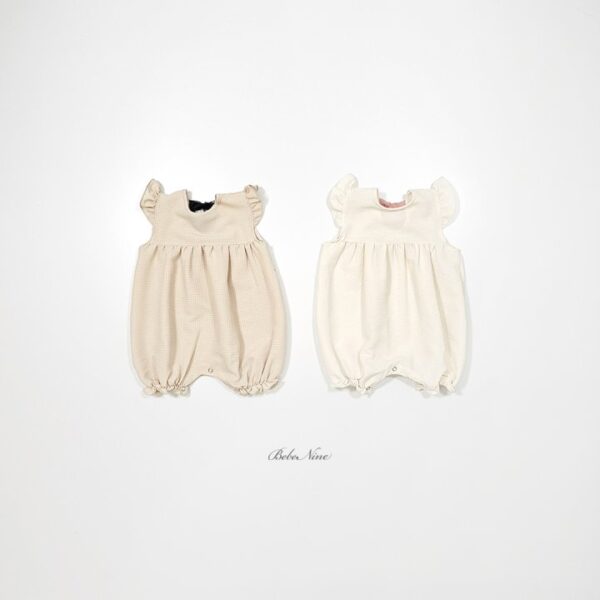 7 <b>|BABY |Bebe nine 連身衣</b>Summer 쁘띠 프릴 리본 슈트 70-100cm