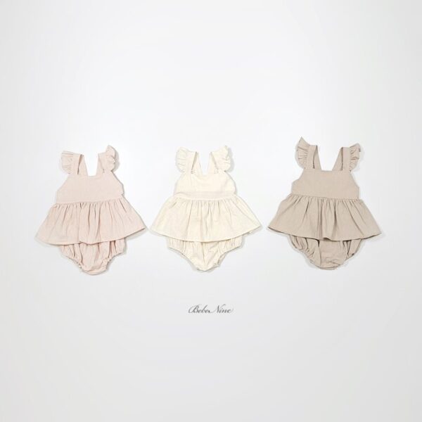 7 <b>|BABY |Bebe nine 套裝</b>Summer 라엘 프릴 세트 70-100cm